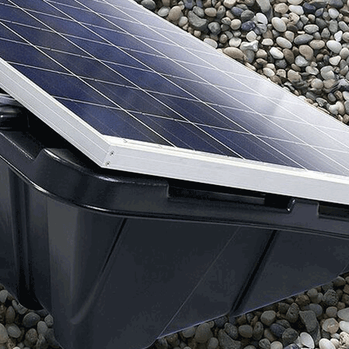 Hab&Co - Installateur panneaux photovoltaique au sol bac a lester en sarthe 